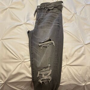 Faded Black American Eagle Jeans